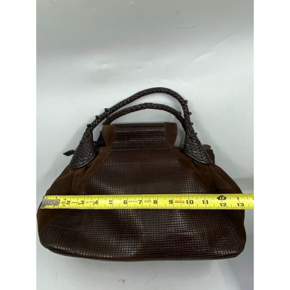 Sondra Roberts Brown Leather Handbag - Picture 6 of 16